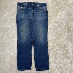 Wrangler Jeans 34x29 Blue Pants 933 Silver Cowboy Western Grunge Denim Tag 35x30